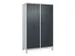 locker voor scheiding van kleding,HxBxD 1950x1200x500mm,4vak