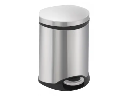 Pedaalemmer Shell Bin 6 Liter Mat RVS