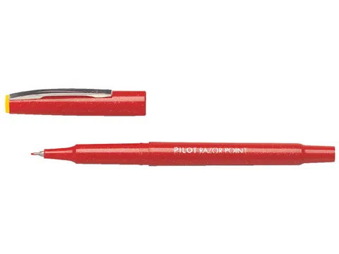 Fineliner Pilot V-Razor pointe extra fine 0,8mm Rouge