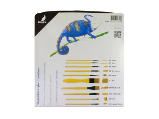 Penselen Kangaro acrylverf set van 10stuks in etui - 3