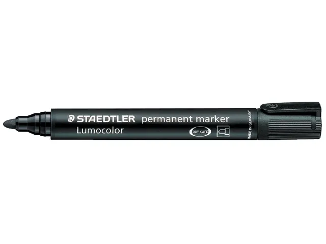 Viltstift Staedtler 352 Lumocolor rond zwart 2mm