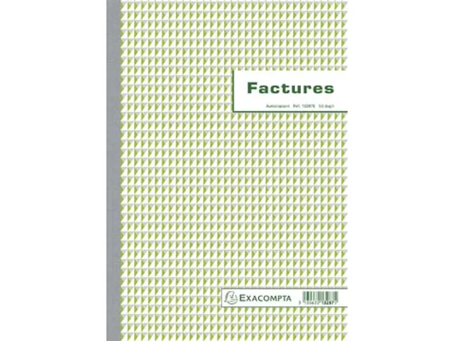 Exacompta Facturen, Ft 21 X 14,8 Cm, Dupli, Franstalig
