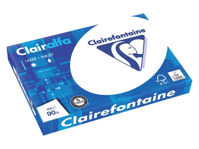 Kopieerpapier Clairefontaine Clairalfa A3 90 Gram Voordeelbundel