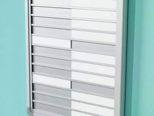 Aan- en afwezigheidsbord 24x53cm 20 namen Softline profiel 16mm