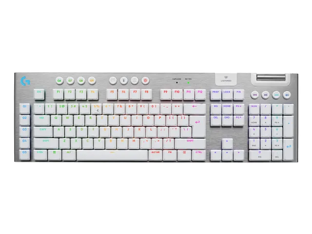 Logitech G G915 X LIGHTSPEED Toetsenbord Bluetooth Qwerty Wit