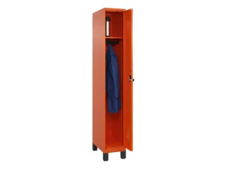 locker,HxBxD 1950x300x500mm,1vak,vak B 300mm,draaigrendel,voeten - 1