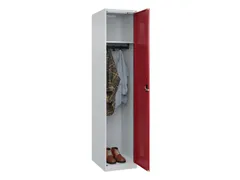 locker,HxBxD 1850x400x500mm,1vak,vak B 400mm,cil.-slot,staand op vloer