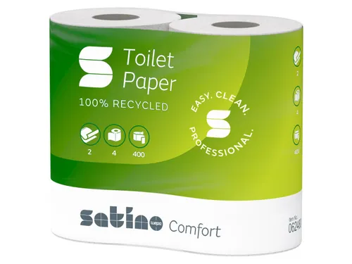 Satino 62480 Toiletpapier 100% recycled 2laags 400 vel 40 Rol