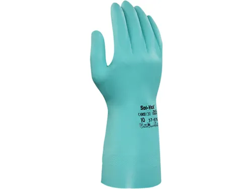 Ansell AlphaTec Solvex 37-676 nitril handschoen groen maat 8 144 paar