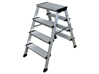 Vouwtrapje Aluminium H 850Mm Aan Beide Zijden Te Gebruiken 2X4Treden - 2