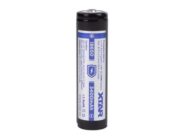 Xtar - Lithium-Ion Batterij Oplaadbaar 3.6V - 3400Mah - 18650