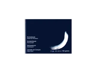 Schetsboek Papyrus 240x320mm 160gr 24 vel - 1
