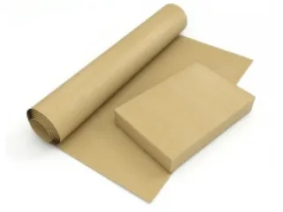 Verpakkingspapier Rol Kraft Gerecycled 1200mmx556mtr 90g/m2 Ecru - 2