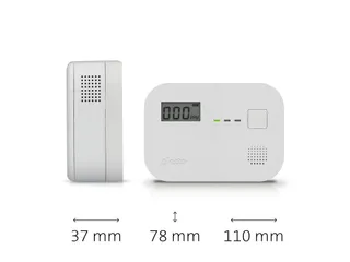 Koolmonoxidemelder Alecto 10 jaar sensor wit - 9