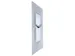Wandklok Nextime 20x50cm glas Frosted/Mirror Dali