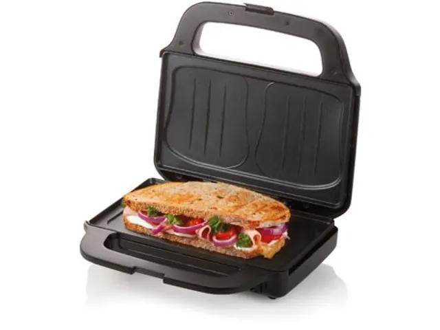 Tosti IJzer Big Croque XL Zilver Anti-Aanbaklaag 900W