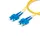 1 Meter SC naar SC (UPC) OS2 Single Mode Duplex Glasvezel Kabel