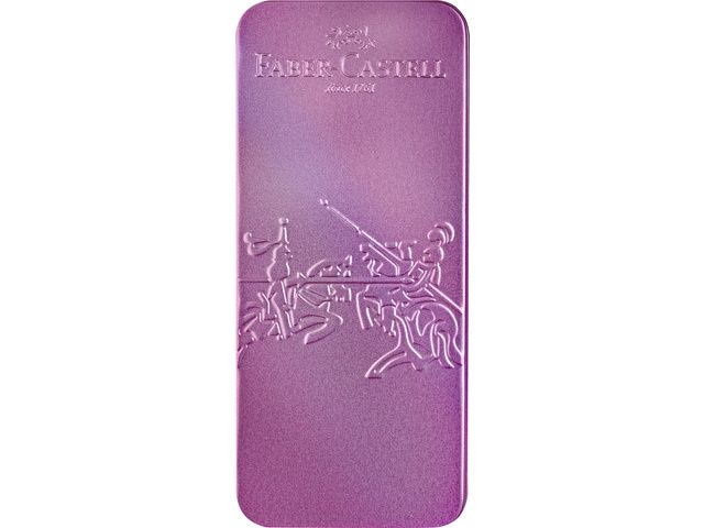 Balpen en Vulpen Faber-Castell Grip Glam paars in giftbox | FaberCastellShop.be