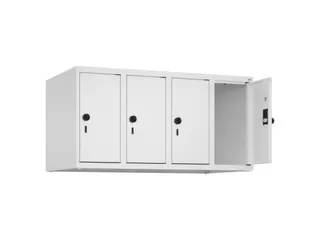 opzetkast,v. locker,4vak.,vak B 250mm,HxBxD 500x1000x500mm,vleugeldeur - 2