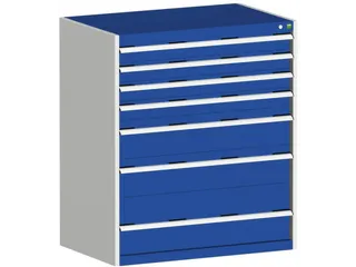 Ladekast 1200x1050x750mm 7laden 75kg Kleur Ral3004 - 1