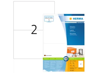 HERMA 4628 Premium etiketten A4 210x148mm Wit 400 stuks - 1