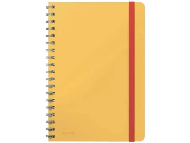 Cosy notitieboek spiraalbinding B5 gelijnd geel