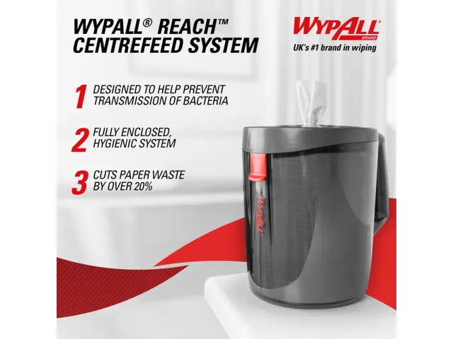 Dévidoir WypAll 6221 Rech Centerfeed Noir