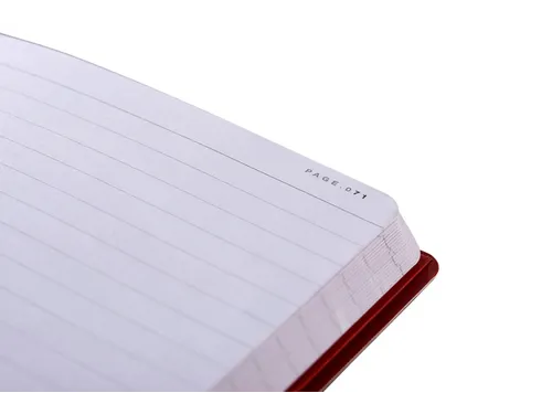 Notitieboek Oxford Black n' Red A5 business journal 72vel lijn
