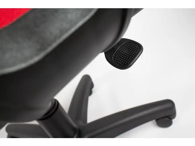 Bureaustoel EN1335 Linea Tiger 01 rood/rood met armleuning