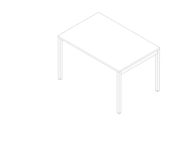 In hoogte verstelbaar bureau,HxBxD 680-760x1200x800mm,blad wit