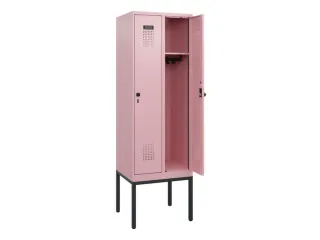 schoollocker,HxBxD 1950x600x500mm,2vak,vak B 300mm,draaigrendel - 1