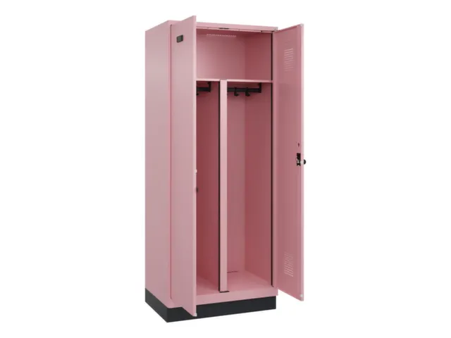 PBM-locker,HxBxD 1950x800x500mm,2vak,vak B 400mm,draaigrendel