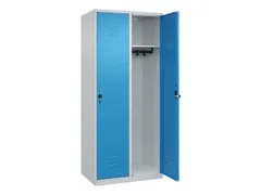 locker,HxBxD 1850x800x500mm,2vak,vak B 400mm,draaigrendel