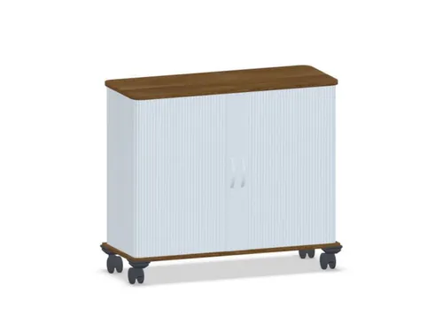 jaloeziedeurkast,HxBxD 878x1000x400mm,1xhouten vloer,decor romp noten