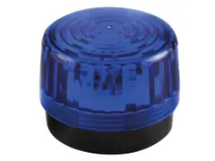 LED-Knipperlicht - Blauw - 12 VDC - ø 100mm