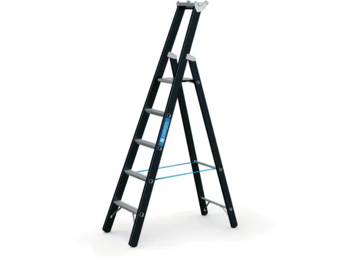 Zwaarlastladder Aluminium Boom L 2 15M 5Sporten Bordes H 1 33M