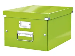 Opbergbox WOW Click & Store 281x200x370mm groen 85% gerecycled karton