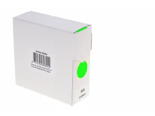 Etiketten Op Rol 25mm Fluor Groen Met Dispenser 500 Stuks - 3
