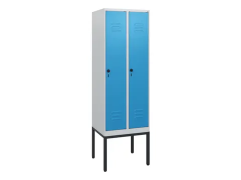 locker,HxBxD 1950x600x500mm,2vak,vak B 300mm,draaigrendel