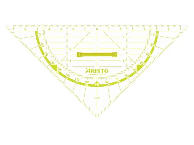 Geodriehoek Aristo 80 cm voor schoolbord