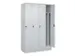 locker voor scheiding van kleding,HxBxD 1950x1200x500mm,4vak