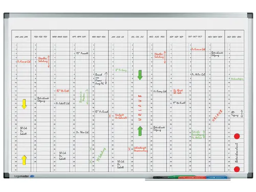 Planner Jaar Legamaster Premium Verticaal 60x90cm