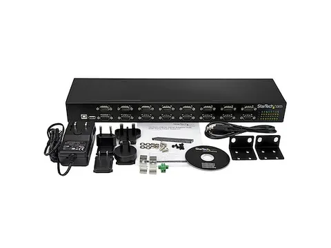 16-poorts USB naar serieel adapter hub