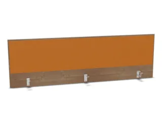 opzetpaneel,v. bureau,aanbouw achter,B 1800mm,NT-cherry,BN3005-geel - 1