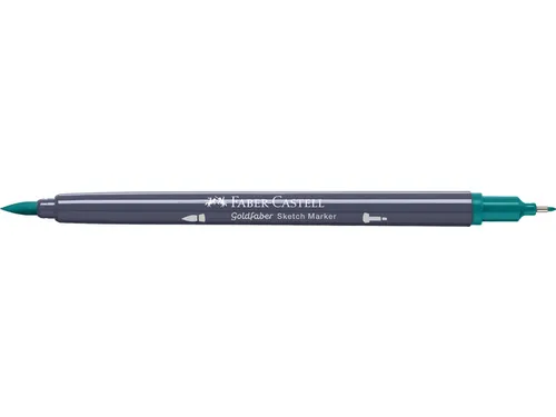 Sketchmarker Faber-Castell Goldfaber 313 dark cobalt green op alcoholb
