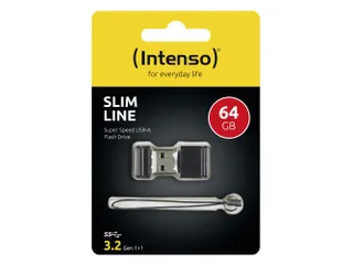 Intenso Usb Stick 3.0 64gb Zwart Slim - 1