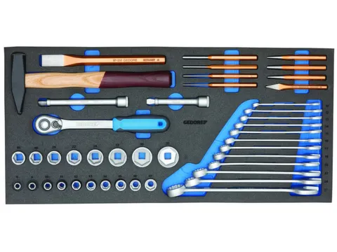 1110 CTB3-01 Gereedschapsassortiment in CT-module 43stuks