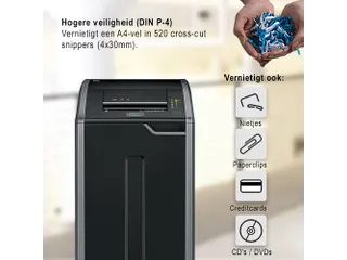 Papiervernietiger Fellowes 425ci P-4 Snippers - 6