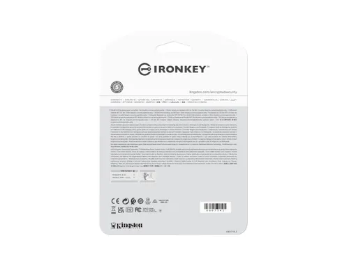 64GB USB-C IronKey Vault Privacy 50C AES-256 versleuteling, FIPS 197