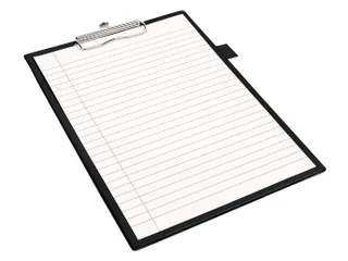 Klembord Quantore A4 staand PVC zwart met 100mm klem + penlus - 2
